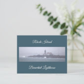Carte postale du phare de Beavertail (Debout devant)