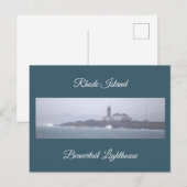 Carte postale du phare de Beavertail (Devant / Derrière)