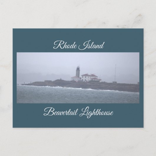 Carte postale du phare de Beavertail (Devant)