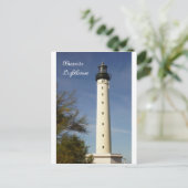 Carte postale du phare de Biarritz (Debout devant)