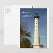 Carte postale du phare de Biarritz (Devant / Derrière)