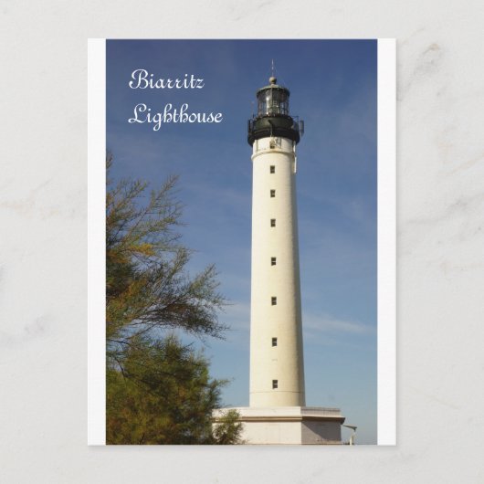 Carte postale du phare de Biarritz (Devant)
