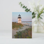 Carte postale du phare de Brant Point (Debout devant)