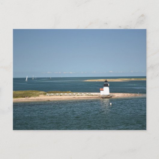 Carte postale du phare de Brant Point (Devant)