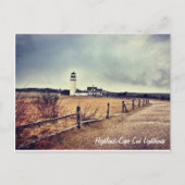 Carte postale du phare de Cape Cod (Highland) (Devant)
