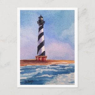 Carte postale du phare de Cape Hatteras