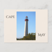 Carte postale du phare de Cape May (Devant)