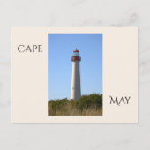 Carte postale du phare de Cape May (Devant)