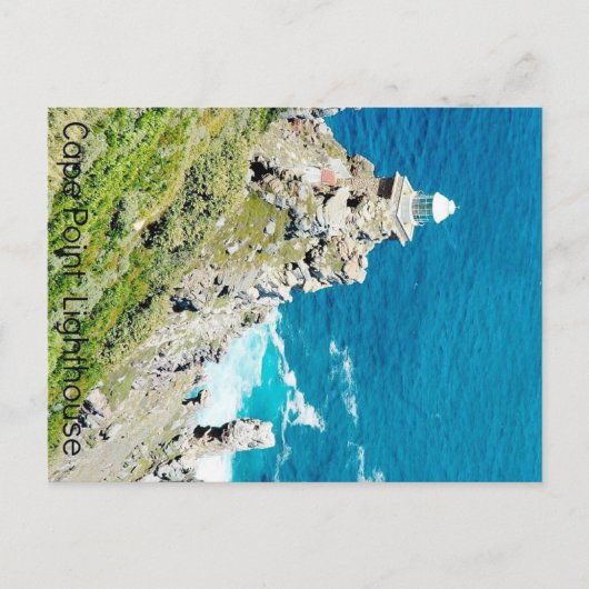 Carte postale du phare de Cape Point, Afrique du S (Devant)