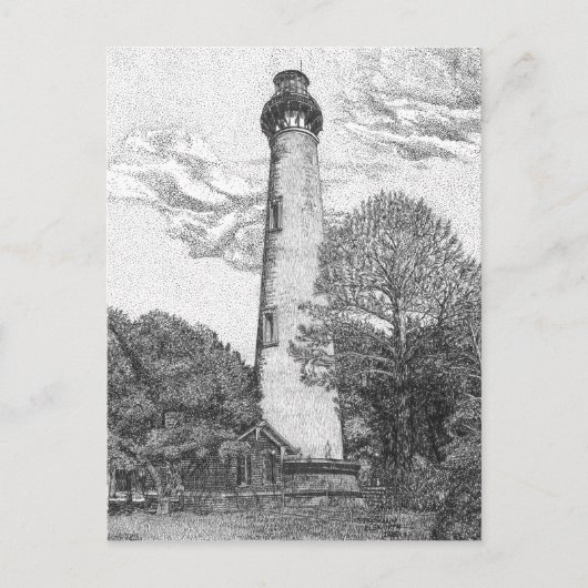 Carte postale du phare de Currituck Beach (Devant)