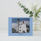 Carte postale du phare de Fenwick Island (Debout devant)