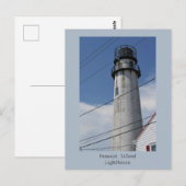 Carte postale du phare de Fenwick Island (Devant / Derrière)