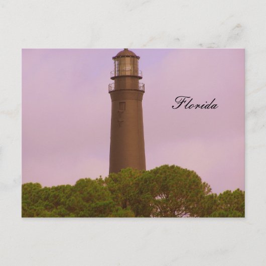 Carte postale du phare de Floride (Devant)