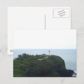 Carte postale du phare de Kauai (Devant / Derrière)