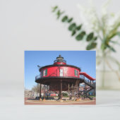 Carte postale du phare de Knoll à sept pieds (Debout devant)