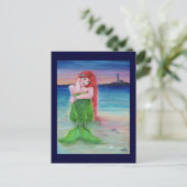 Carte postale du phare de la sirène par Renee Lavo (Debout devant)