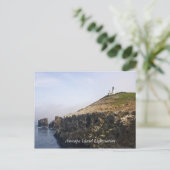 Carte postale du phare de l'île Anacapa (Debout devant)