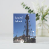 Carte postale du phare de l'île Sanibel (Debout devant)