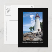 Carte postale du phare de Marblehead (Devant / Derrière)