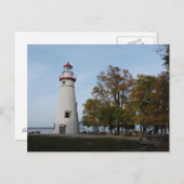 Carte postale du phare de Marblehead (Devant / Derrière)