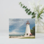 Carte postale du phare de Marblehead (Debout devant)