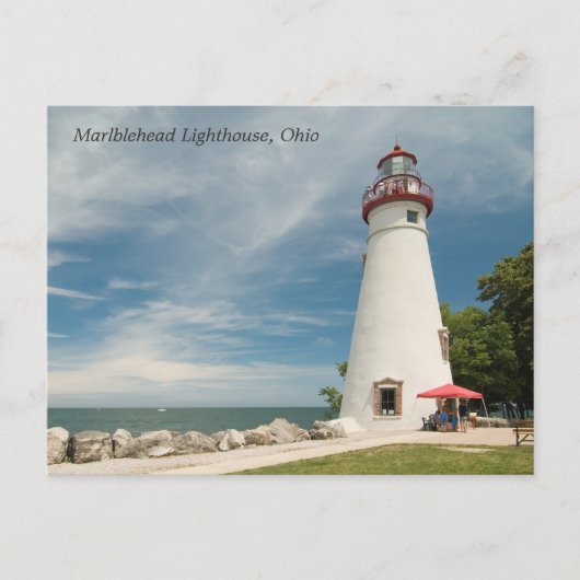 Carte postale du phare de Marblehead (Devant)