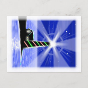 Carte postale du phare de Noël