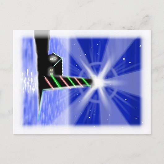 Carte postale du phare de Noël (Devant)