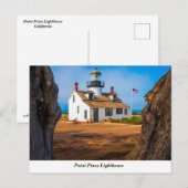 Carte postale du phare de Point Pinos (Devant / Derrière)