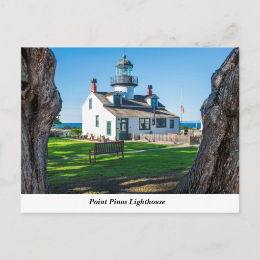 Carte postale du phare de Point Pinos (Devant)