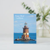 Carte postale du phare de Romer Shoal (Debout devant)
