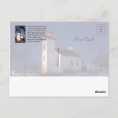 Carte postale du phare de Sand Point (Dos)