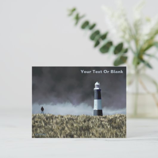 Carte postale du phare de Spurn Point (Debout devant)