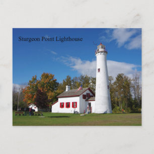 Carte postale du phare de Sturgeon Point