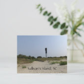 Carte postale du phare de Sullivan's Island (Debout devant)