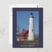 Carte postale du phare de Tawas Point (Devant / Derrière)