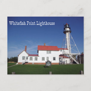Carte postale du phare de Whitefish Point