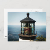 Carte postale du phare d'Oregon (Devant / Derrière)