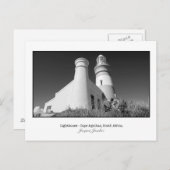 Carte postale du phare du Cap Agulhas (Devant / Derrière)