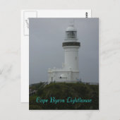 Carte postale du phare du Cap Byron (Devant / Derrière)