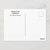 Carte postale du phare du détroit de St Michales H (Dos)