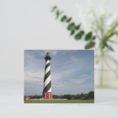 Carte postale du phare Hatteras (Debout devant)