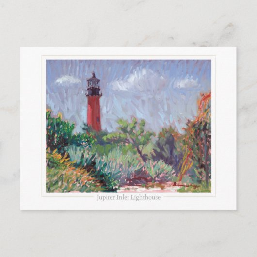 Carte postale du phare Jupiter (Devant)
