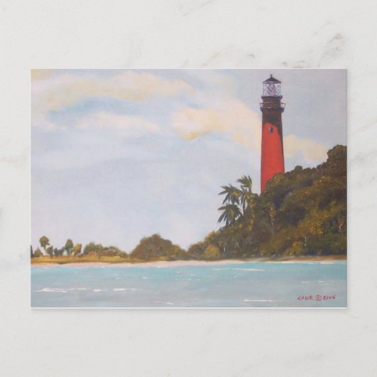 Carte postale du phare Jupiter (Devant)