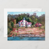 Carte postale du phare Raspberry (Devant / Derrière)