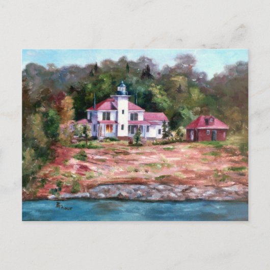 Carte postale du phare Raspberry (Devant)