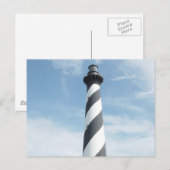 Carte postale du phare rayé (Devant / Derrière)