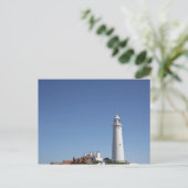 Carte postale du phare St. Mary's (Debout devant)