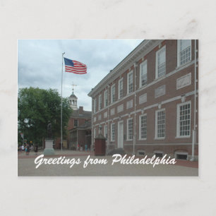 Carte postale du Philadelphie Independence Hall