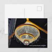 Carte postale du plus grand lustre extérieur du mo (Devant / Derrière)